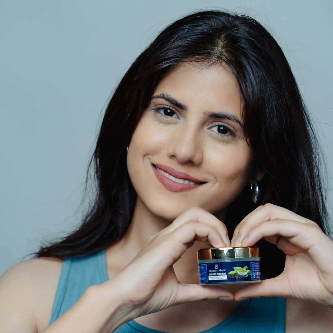 Night Cream 100% Natural Extracts (Grape Seed, Green Tea, Liquorice, Mulberry &amp; Aloe Vera) – 50 gm