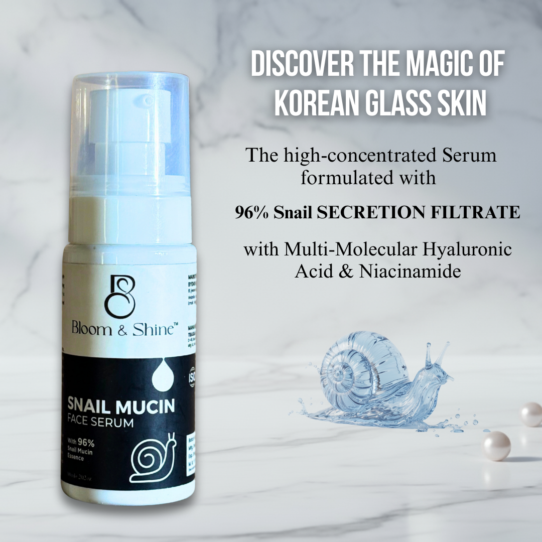 3-in-1 Daily Care Combo: Day Cream + Snail Mucin Face Serum + Intensive Moisturizing Facewash